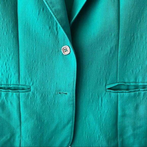 Vintage Pendleton Virgin Wool Blazer - sz 8 - Picture 3 of 4